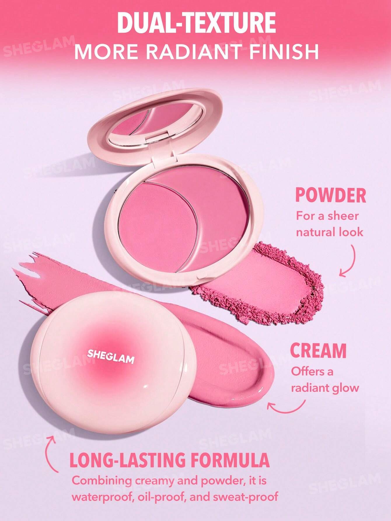 SHEGLAM Cheek 2 Cheek Blush Duo – Pink Sprinkles