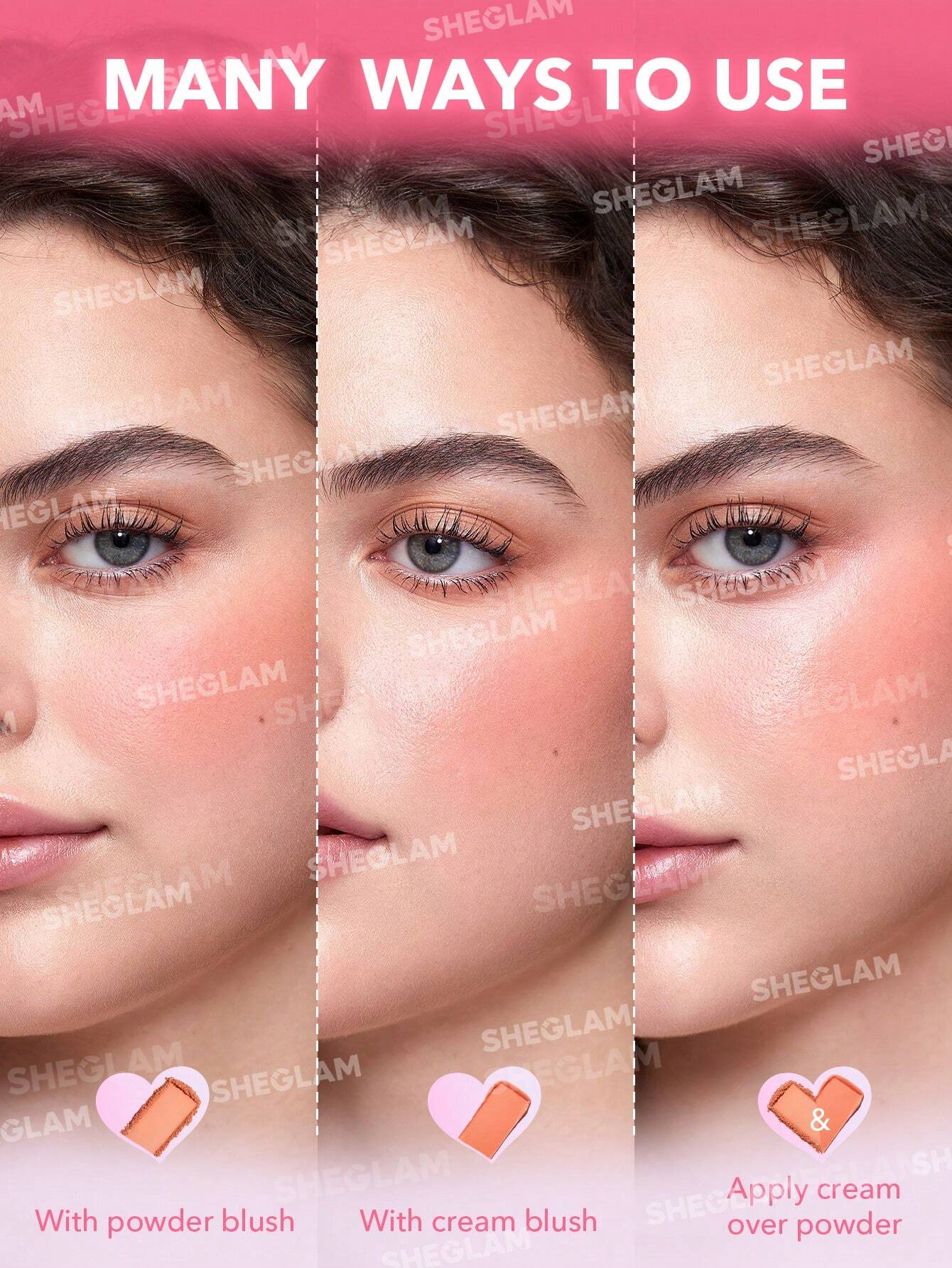 SHEGLAM Cheek 2 Cheek Blush Duo – Pink Sprinkles