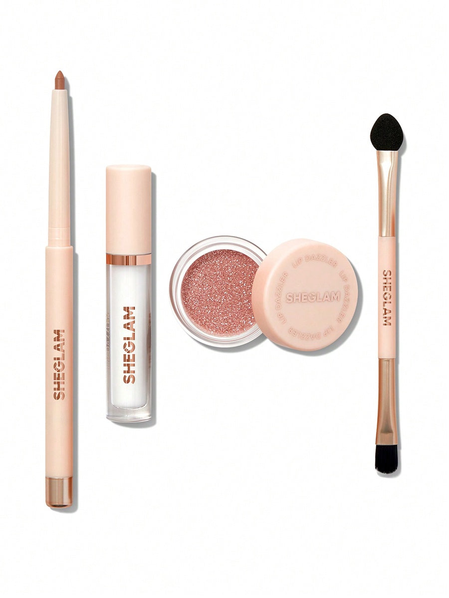 SHEGLAM Lip Dazzler Glitter Kit – Debutante