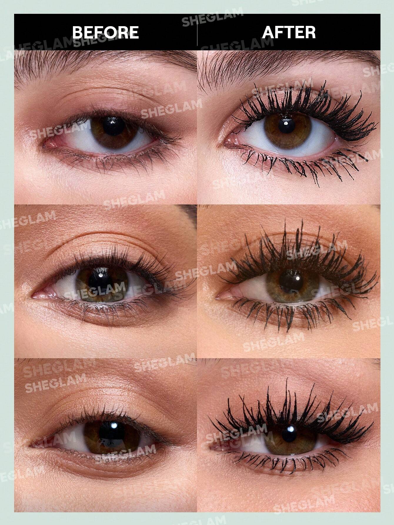 SHEGLAM All-in-One Dual-Ended Waterproof Mascara – Length & Volume