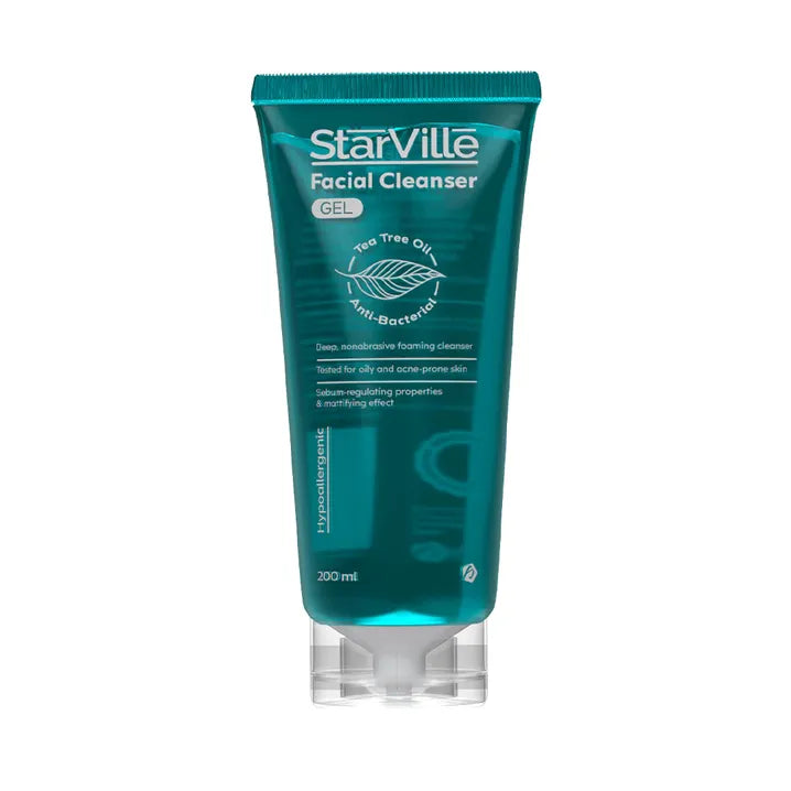 Starville Anti-Acne Face Cleanser – For Oily & Combination Skin | 200 ml