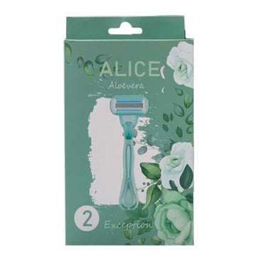 ALICE Women’s Razors with Aloe Vera – 2 Pieces  Smooth, Comfortable & Gentle Shaving