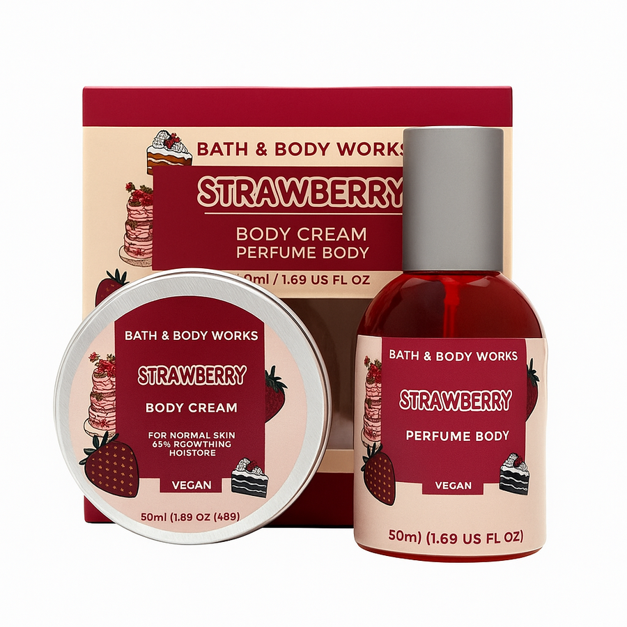 Strawberry set– Bath & Body