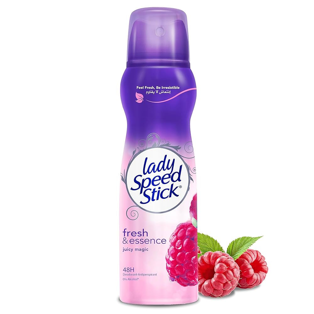 Fresh & Essence Raspberry Deodorant (Purple) – 200ml