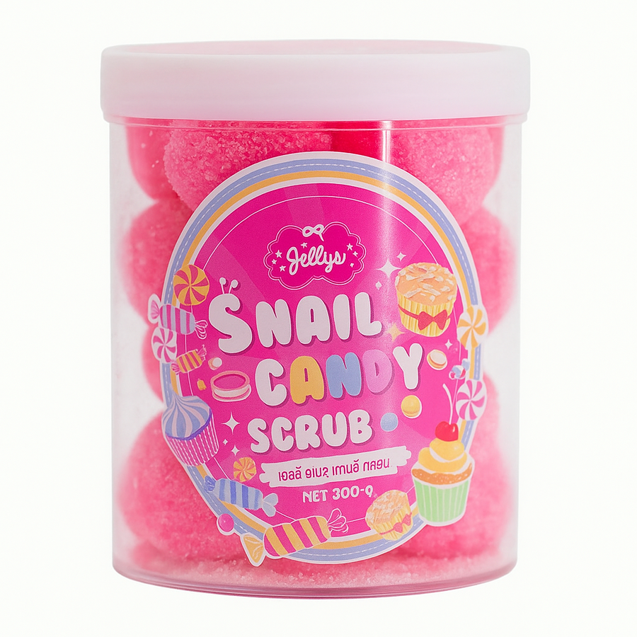 Candy Snail Body Scrub 2-in-1 Exfoliator & Mask