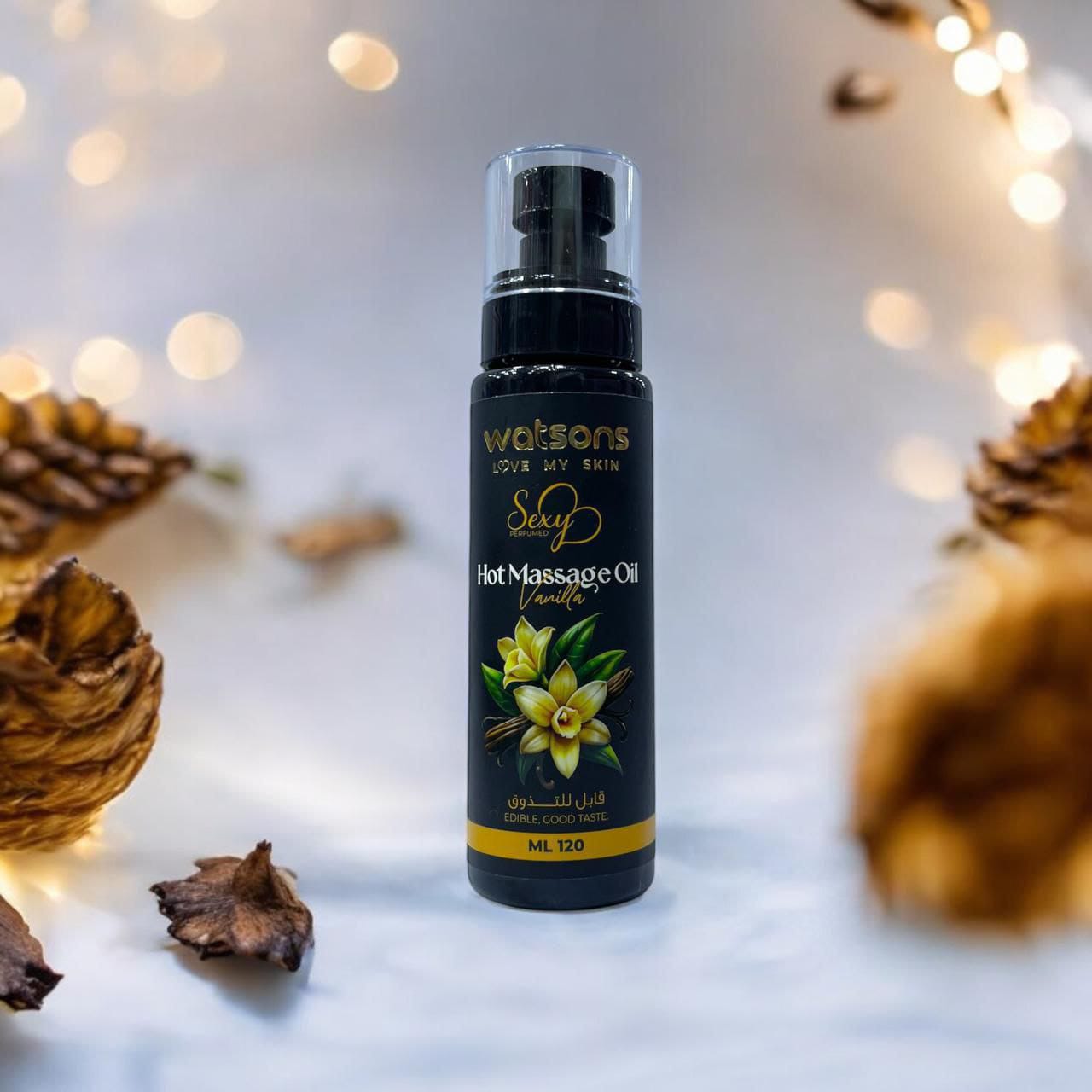 🌸 Watsons Hot Massage Oil – Warmth, Relaxation & Pure Indulgence
